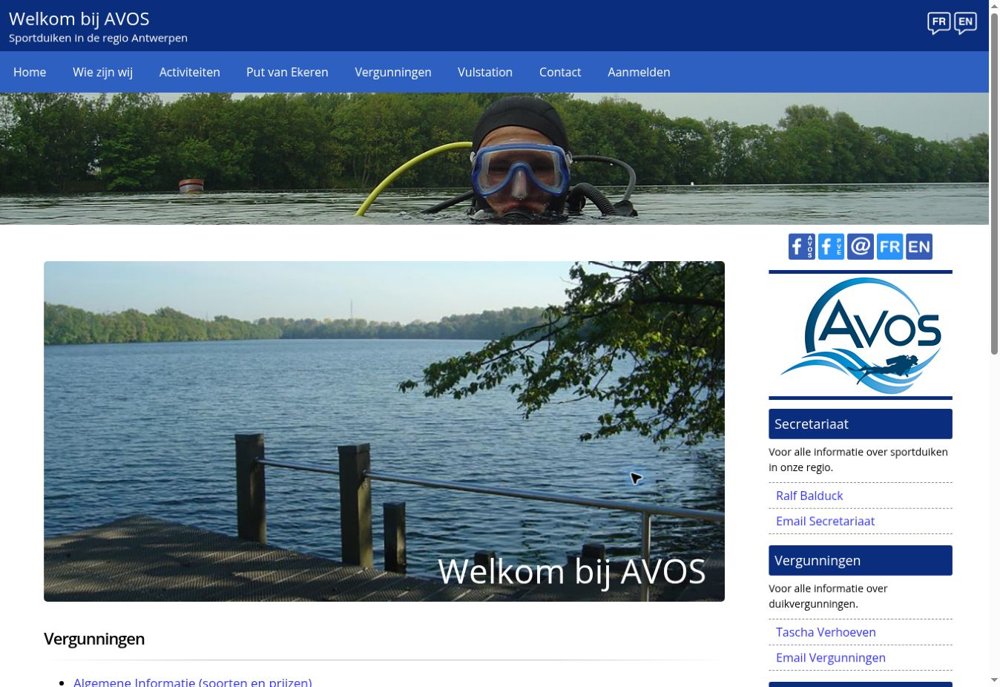 Screenshot van AVOS
